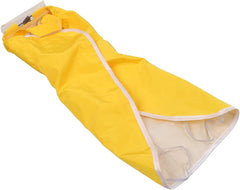 Dog Raincoat Reflective Adjustable Pet Jacket Rain Poncho Hoodie Small Dog Raincoat Yellow Lightweight Windproof Suitable for Small Medium Large Dogs (No. 18)