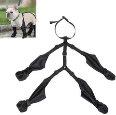 Dog Suspender Booties,Dog Paw Boot Leggings Anti-Slip,Dog Rain Boots Waterproof Winter Snow Boots,Dog Paw Boot Leggings for Winter,Adjustable Suspender Boots for Winter Snow Hiking Raining