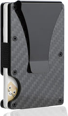 Premium Scratch - Resistant Minimalist Wallet with Money Clip - Slim Card Holder for Men & Women, Ideal Father's Day Gifts