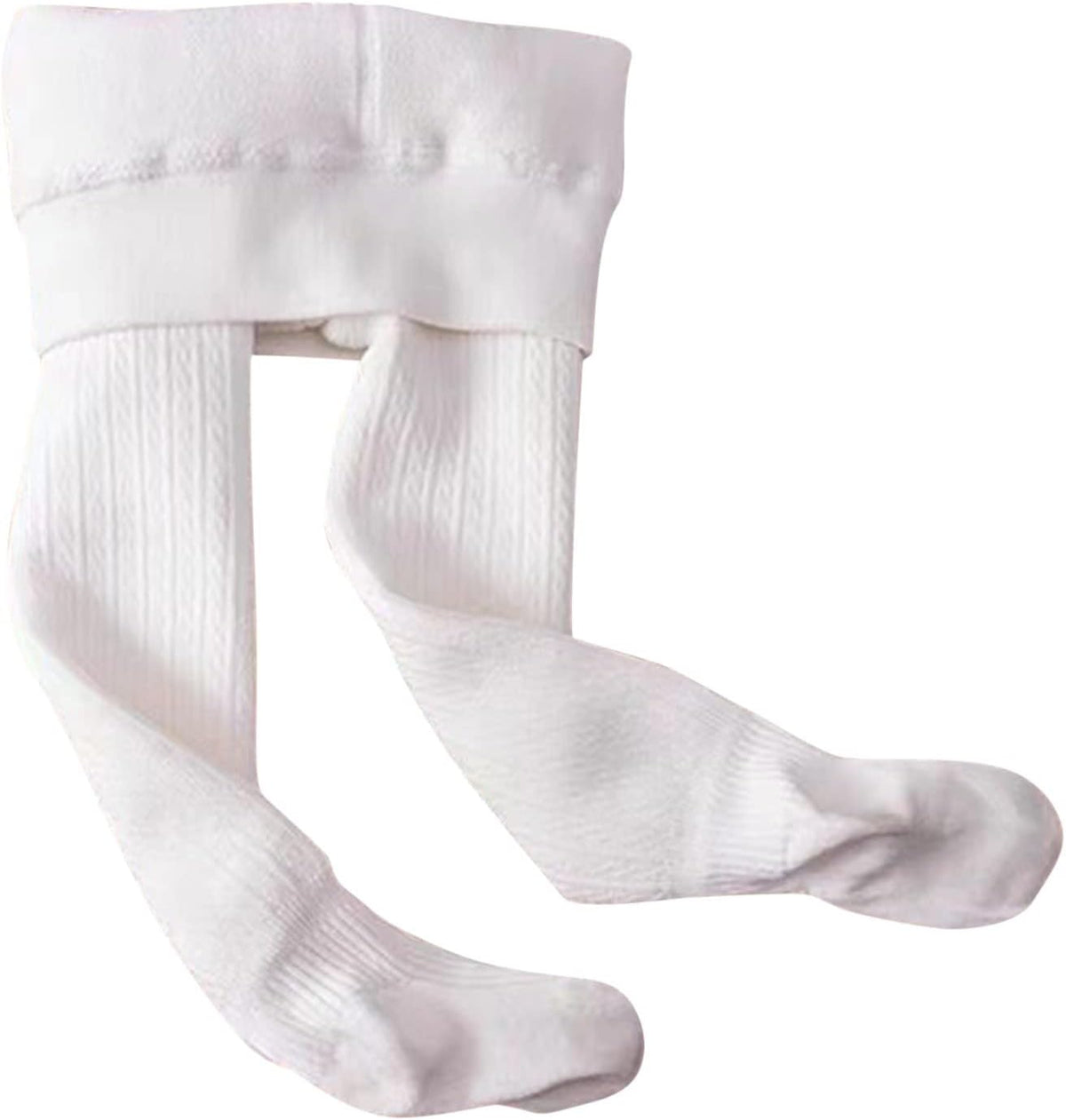 Cable Knit Tights for Toddler and Girls Seamless Fleece Lined Leggings Soft Cotton Stockings Winter Pantyhose Thick Tights