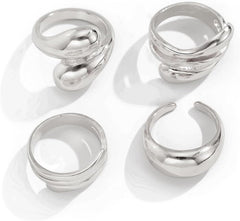 Stackable Rings for Women Stacking Rings Knuckle for Women Ring Sets Jewelry