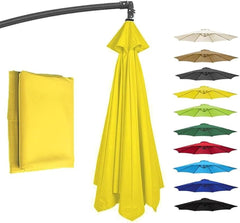 6.5ft 9ft 10ft Patio Umbrella Replacement Canopy, Outdoor Market Table Yard Parasol Replacement Top Cover, Garden Umbrella Canopy Cloth Replacement