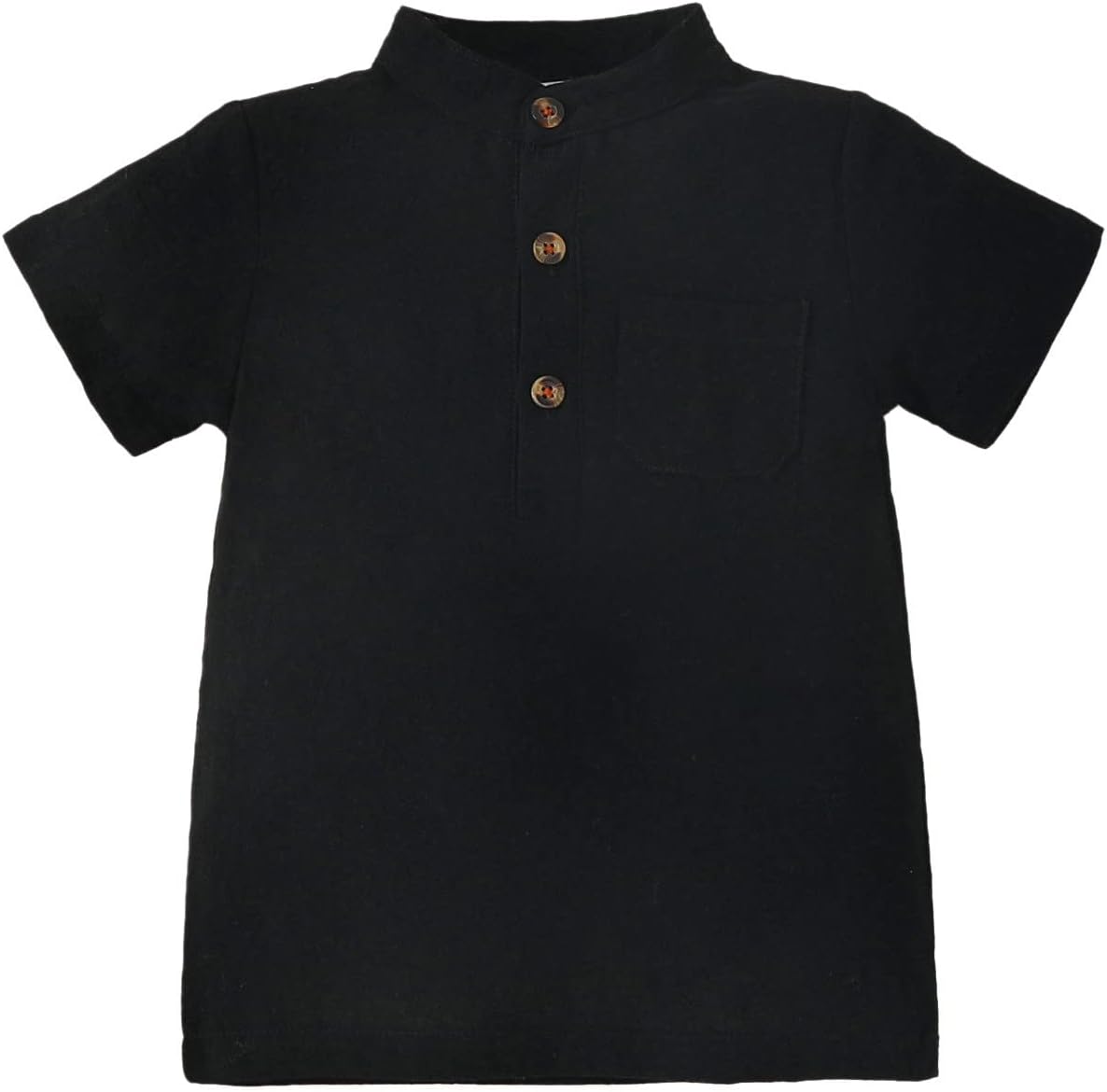 Kids Toddler Shirt Short Sleeve Solid Color Pocket Boys Girls Shirt Tops Outwear Fashion Thermal Long Sleeve Boy