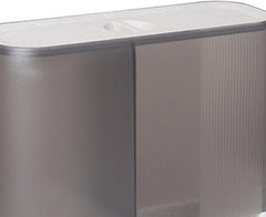 Dual Bowl Cat Feeder, Moderate Capacity, Removable for Easy Cleaning, Elegant Home Decor, Dining Environment, Meets All Day Feeding and Watering Needs (Grey)