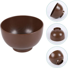 GLEAVI Japanese Style Soup Bowl Small Miso Rice Bowl Reusable Non Slip Bottom for Home Parties Restaurants Japanese Cuisine