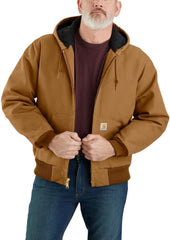 Carhartt Men's 106673 Loose Fit Firm Duck Insulated Active Jacket