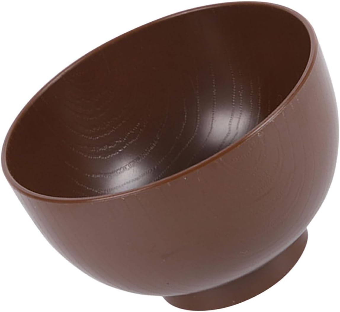 GLEAVI Japanese Style Soup Bowl Small Miso Rice Bowl Reusable Non Slip Bottom for Home Parties Restaurants Japanese Cuisine