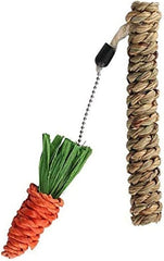 Cat Tree Tower Cat Tree Toy Cat Climbing Frame Cat Jumping Platform Using Sisal Rope with 3 Carrots for Cat Playing and Clawing Cat Condo