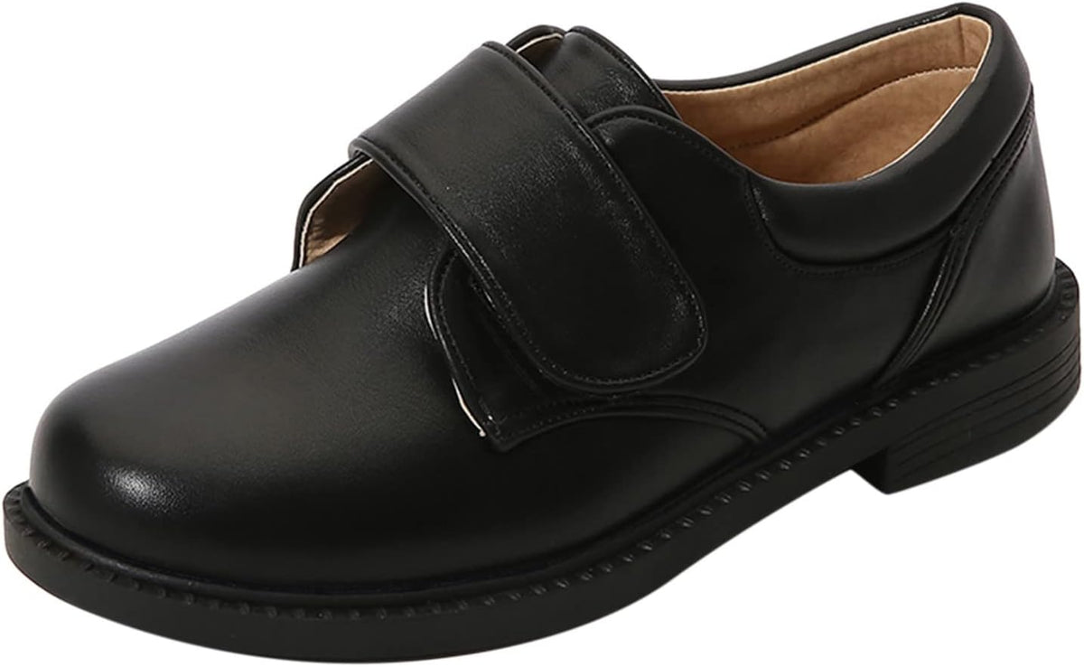 EnJoCho Boots Toddler Boys Fashion Summer Autumn Boys Leather Shoes Boots Thick Soled Student Dress Shoes 8-14Years