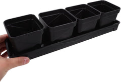 GANAZONO 1set Decorative Orchid Flower Pots Drainage Breathable Plastic Succulent Planters Thickened Containers for Indoor and Outdoor Garden Use