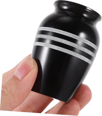 Housoutil Pet Cremation Urn Memorial Pet Urn Metal Pet Urn for Ashes Keepsake Urn