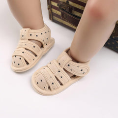 Baby Infant Closed Toe Sandals Newborn Boys Girls Non-Slip Soft Sole Sandals Summer Prewalker Daily Outdoor Shoes