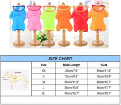 Raincoat for Dogs Waterproof Dog Rain Jacket Blue Waterproof Dog Raincoat Clothes Puppy Rain Coat Jacket with Hat Pet Dog Rain Coat for Small Dogs Xs