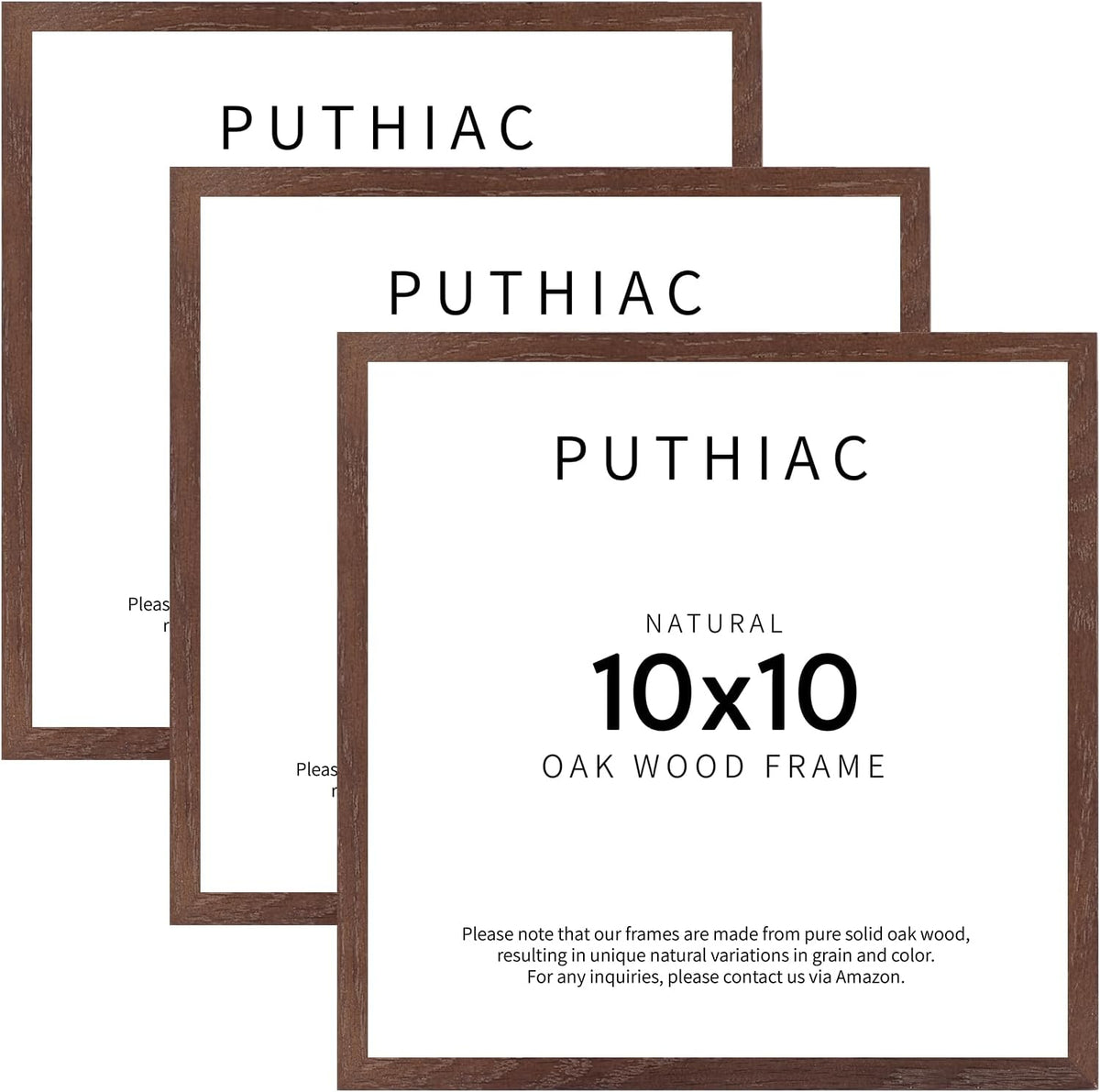 8"x10" Oak Wood Picture Frame - 8x10 Photo Frame, 8x10 Picture Frame Wood, Natural Solid Wooden Picture Frames for Wall Art Photo and Prints(1 Pack, Beige)