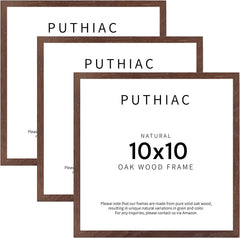 8"x10" Oak Wood Picture Frame - 8x10 Photo Frame, 8x10 Picture Frame Wood, Natural Solid Wooden Picture Frames for Wall Art Photo and Prints(1 Pack, Beige)