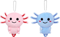 Cute Axolotl Plush Toy - Kawaii Stuffed Animal Pillow for Kids & Home Decoration, Pink