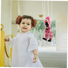 2pcs String Puppet Toys Pirate Marionettes Hand Puppet Show Supplies for Boys and Girls Random Style