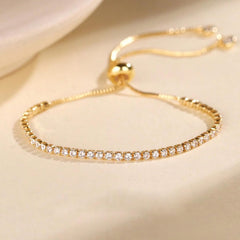 Adjustable Thin Bangle Bracelets for Women Delicate