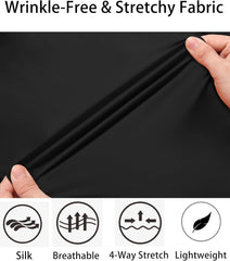 COOFANDY Men's Muscle Fit Dress Shirts Wrinkle-Free Long Sleeve Casual Button Down Shirts