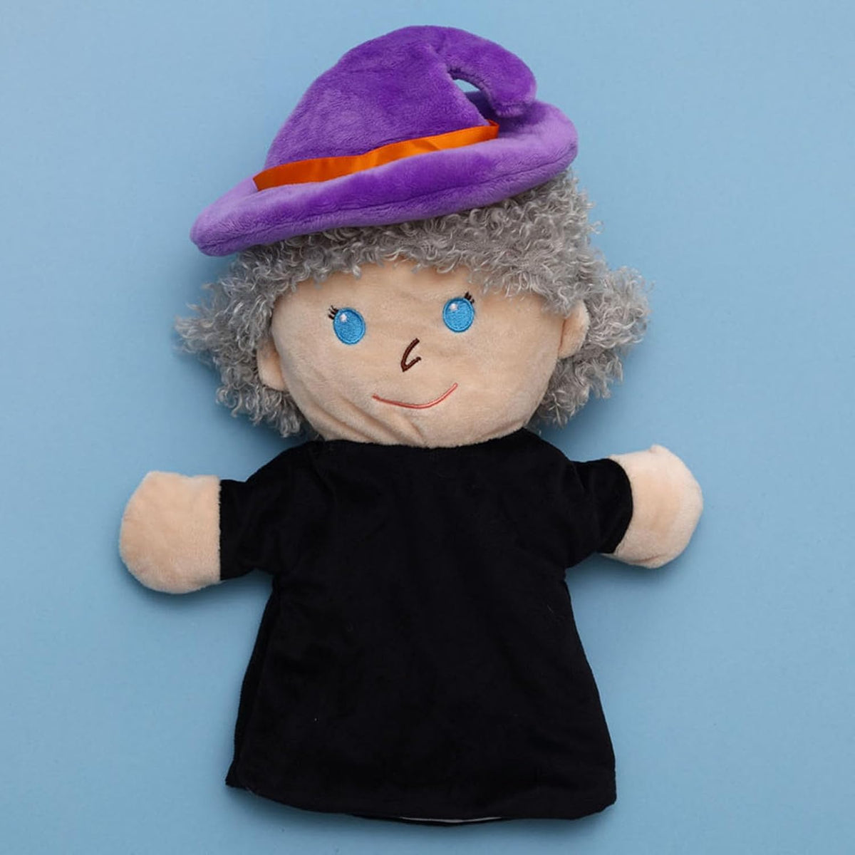 Castle Hand Puppets Fairy Tales Queen & King, Princess & Prince, Elf & Witch Plush Toys Role-Play Toy Puppets for Kids Storytelling Imaginative Pretend Play Teaching Preschool(Prince)