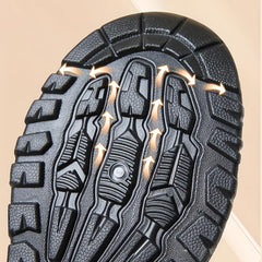 2024 New Cotton Snow Boots for Men - Warm, Waterproof, and Stylish for Winter Hiking and Casual Wear