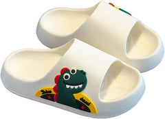 Generic Dinosaur Slippers for Boys Girls Anti-Slip Cute Cartoon Thick Sole Sandals Toddler Kids Garden Pool Beach Kid Shoes