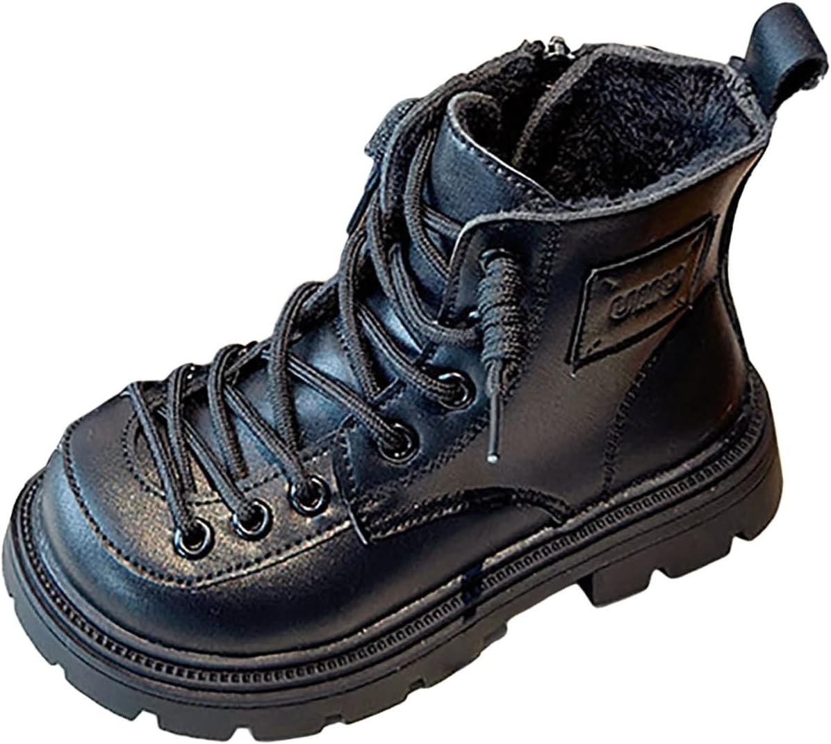 IWIHMIV Boy Winter Boots Toddler Winter Shoes Kids Riding Boots Kid Snow Boots Kids Boys Girls Cold Weather Winter Snow Boots