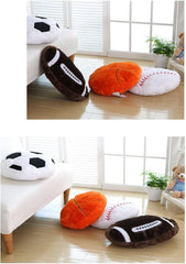 Soccer Ball Sports Pillow Fluffy Soft Throw Pillow Toy ，9" Orbicular Durable Sport Soccer Ball Plush Toys,Plush Pillow Toys Gift for Kids Boy Girls Children Room Decoration