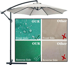 Canopy Cover - Patio Umbrella Replacement Canopy - 200cm/2.7m/300cm | 6 Arms/8 Arms - Sun Umbrella Replacement Cloth Cantilever Parasol Top Fabric Cover Sunshade Cloth(Top color,6 ribs-200cm(6.5ft))