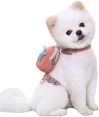 Dog Backpack Outdoor Training Pet Walking Camping Camping Essential Multifunctional Dog Saddles Bag and Leash Set