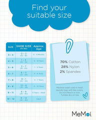 MeMoi Thin Stripe Cotton Blend Boys Crew Sock