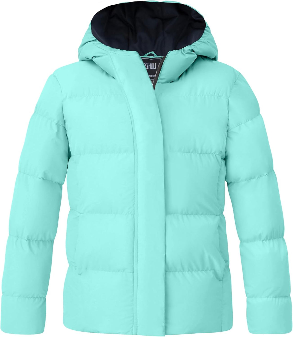 ZSHOW Girls' Lightweight Puffer Jacket Warm Hooded Winter Coat Quilted Outerwear Jacket