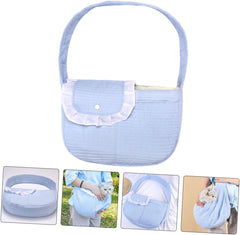 Cat Shoulder Carrier Bag Travel Sling for Cats Dogs Breathable Pet Backpack Space for Comfort for Outdoor Adventures