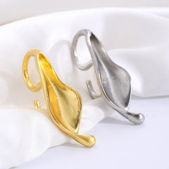Chunky Silver Rings for Women Adjustable Thumb Rings Multi Layered Wrap Rings Minimalist Statement Ring Trendy Gifts