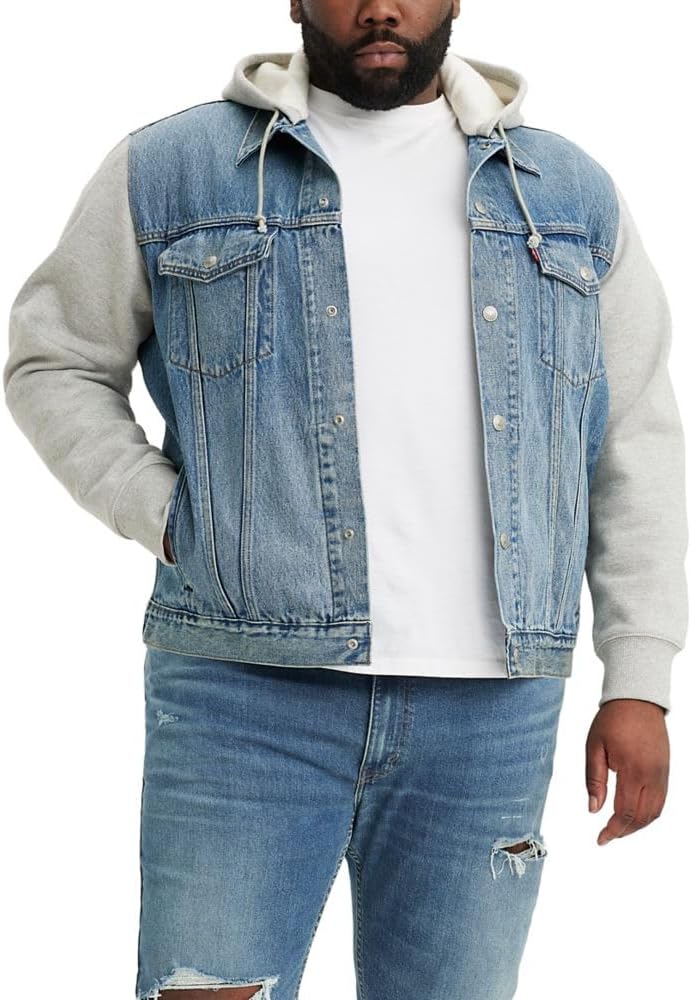 Levi's Men's Hybrid Hoodie Trucker Jacket