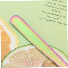 Wakauto Colorful Stainless Steel Dinner Forks 1-Piece Creative Tableware for Home Kitchen Dishwasher Safe for Western Food and Fruit Serving