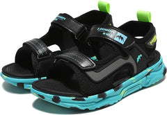 IWIHMIV Boys Fashion Athletic Summer Sports Sandals Outdoor Fashion Soft Sole Comfortable Open Toe Sandals