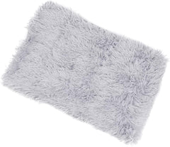 Cute Dog Bed Cat Blanket Plush Pets Blanket Warmth Supplies Fashion Design Ligh Grey Size l