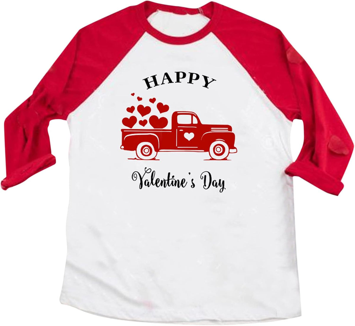 Toddler Girls Boys Valentine's Day Clothes Long Sleeve Graphic T-Shirt Kids Crewneck Tees Top Soft Oversized Blouse