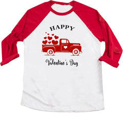 Girls Boys Valentine's Day Clothes Toddler Long Sleeve Graphic T-Shirt Tops Kids Crewneck Tees Top Basic Tee Shirts