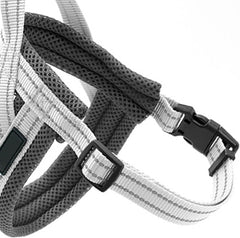 Pet Leash Harness, Reflective Tape Portable Dog Vest Harness for Traveling for Hiking (L)