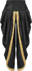 Casual Baggy for Kids Satin Dhoti Pants Trousers for Halloween Carnival Theme Party Fancy