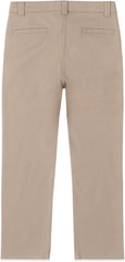 IZOD Boys' School Uniform Twill Pants, Flat Front & Comfortable Waistband with 5 Pockets