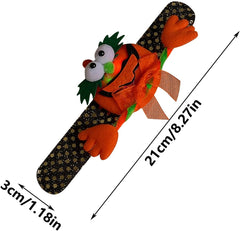 Halloween Decor Halloween Party Supplies Cute Glowing Pumpkin Bat Paper Toys for Children Small Event Decorations (B, 21x3cm)