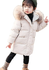 2024 Winter Warm Coat for Kids Girls Coat Winter Windproof Thicken Coat Jacket Child Warm Outerwear Xmas Gifts
