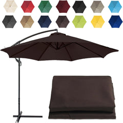 Replacement Parasol Canopy Sun Umbrella Replacement Cloth for 200cm-6 Arms 2.7m-6 Arms 2.7m-8 Arms 300cm-6 Arms 300cm-8 Arms(Red,6 Ribs-6.5ft)