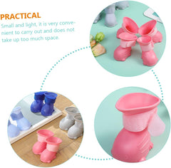 BESPORTBLE 4pcs Dog Rain Boots Outdoor Pet Footwear for Dogs Breathable and Non- Design Medium for Rainy Days and Outdoor Adventures