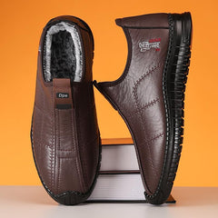 Men’s Winter Boots - Warm Insulated Snow Boots, Thick Lined Short Boots Cold Weather Protection, Soft Sole, Comfortable Fit for Outdoor Activities, Non-Slip (8,Coffee)