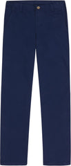 IZOD Boys' School Uniform Adaptive Chino Pants, Adjustable Waistband, Velcro Closure & Faux Buttons