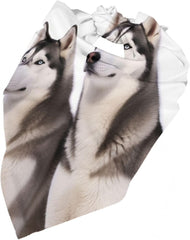 Husky Dogs Dog Bandana Pet Scarf Accessories for Small Medium Dogs Cats Photo Prop, Triangle Pet Bandanas Adjustable Puppy Bib Washable Dog Kerchief Puppy Neckerchief